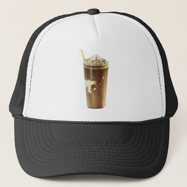 Boné Sobremesa Vintage, Milkshake de Chocolate e Creme  (Frente)