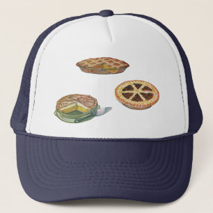 Boné Sobremesas Antigas, Tortas de Ação de Graças, Abób
