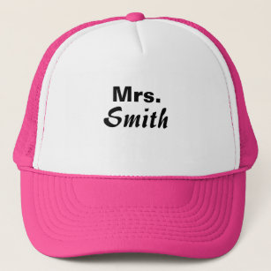 Boné Sobrenome Personalizado Sra. Hat: Presente Engraça