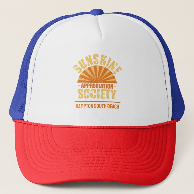 Boné Sociedade de Sol Personalizado Chapéu de Caminhone (Frente)