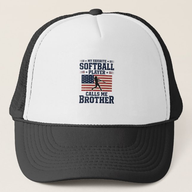 Boné Softball Brother Patriotic Vintage Engraving Shirt (Frente)