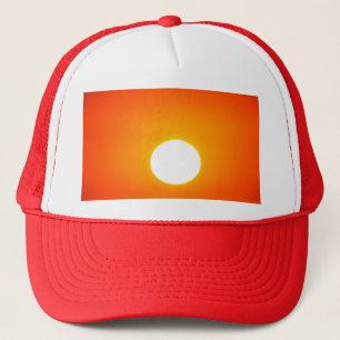 Boné sol laranja