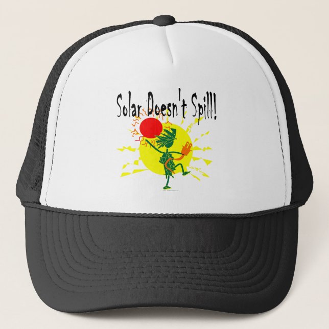Boné Solar não derrama a camisa & o mais de T (Frente)