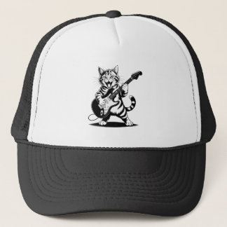 Boné Solo de Guitarra de Gato Rockstar – Presente Diver