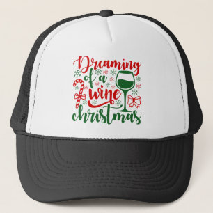 Boné Sonhando com um natal de vinho
