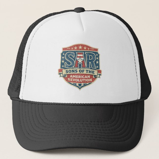 Boné Sons of the American Revolution SAR Patriotic Logo (Frente)