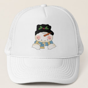 Boné Sorrindo Camisetas e presentes de boneco de neve