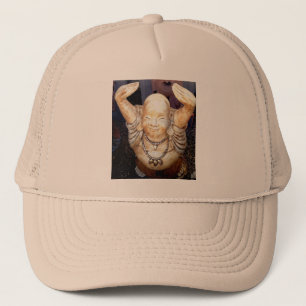 Boné sorrindo o chapéu de buda