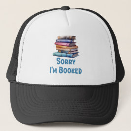 Boné Sorry I’m Booked - Bookworm Humor