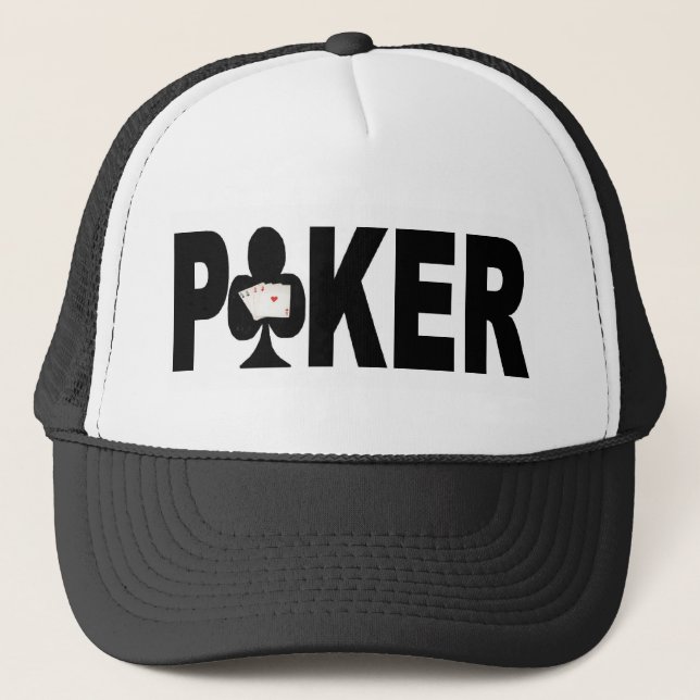 Boné Sortudo Jogador de Poker de Las Vegas (Frente)