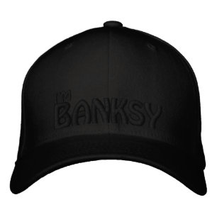 Boné Sou Banksy (PRETO A PRETO)
