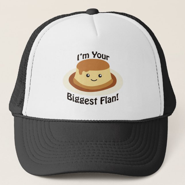 Boné Sou o seu maior flan! (Frente)