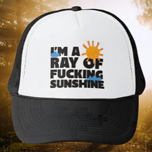 Boné Sou um Ray de F*ing Sunshine Trucker Hat - Engraça