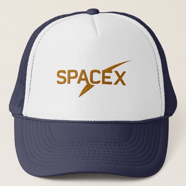 Boné SPCX Design de Investidor IPO SpaceX | Marca de Aç (Frente)