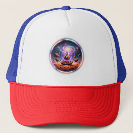 Boné Spiritual Meditator Galaxy Trucker Hat