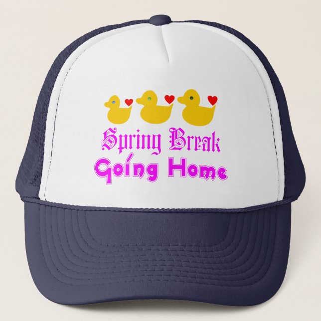 Boné ♫ ♥ Spring Break Home Cute Ducks Hat Willian (Frente)