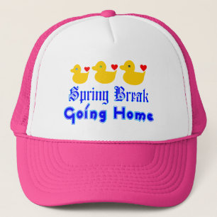 Boné ♫ ♥ Spring Break Home Cute Ducks Hat Willian