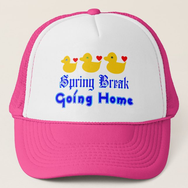 Boné ♫ ♥ Spring Break Home Cute Ducks Hat Willian (Frente)