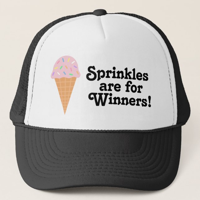 Boné Sprinkles é para vencedores, campeão! (Frente)