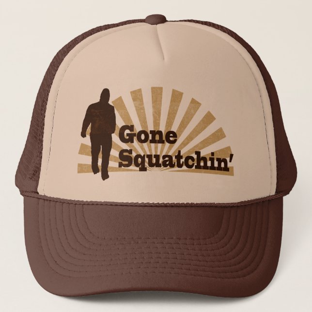 Boné Squatchin ido Bigfoot engraçado Sasquatch (Frente)