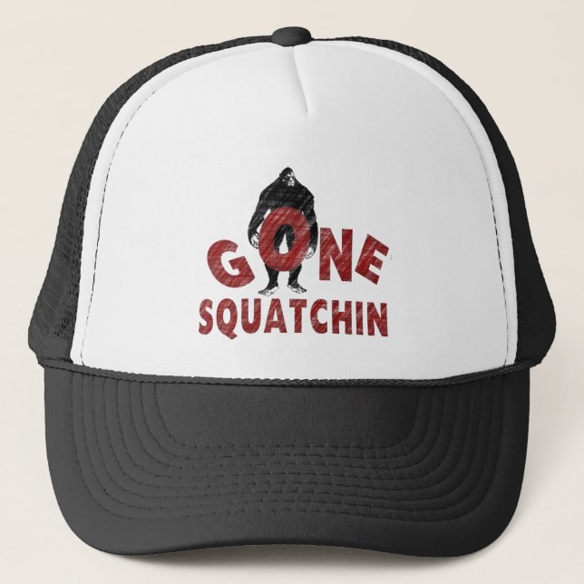 Boné Squatchin ido - estilo Squatcher do pastel (Frente)