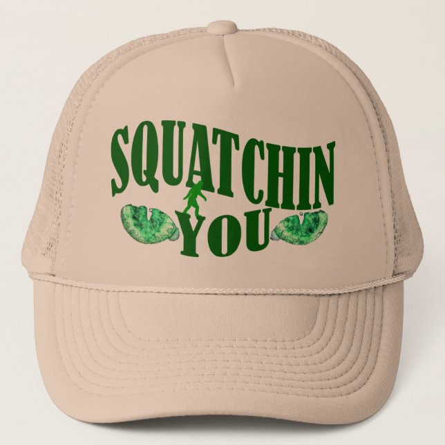 Boné Squatchin você (Frente)