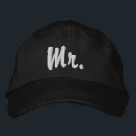 Boné Sr.<br><div class="desc">"Sr." Boné de baseball para a noiva. Veja meus outros designs para combinar com o Boné da "Sra." Baseball.</div>