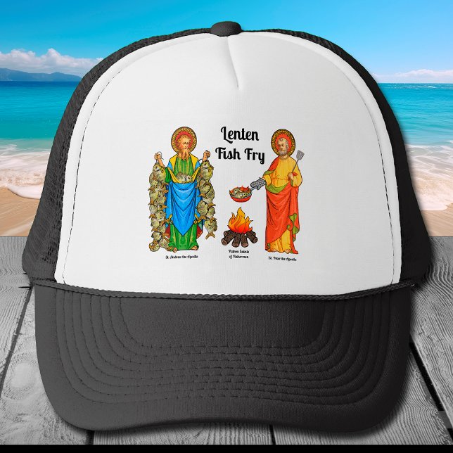 Boné SS. Andrew & Peter's Fish Fry Cookout (Simples) (Criador carregado)