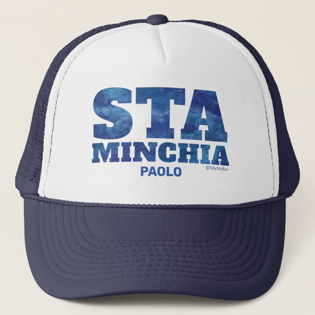 Boné Sta Minchia Trucker Hat (Frente)