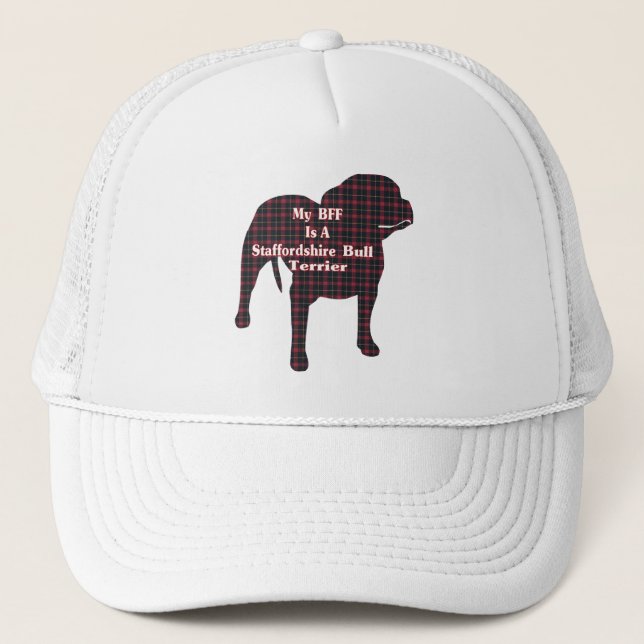 Boné Staffordshire Bull Terrier BFF Hat (Frente)