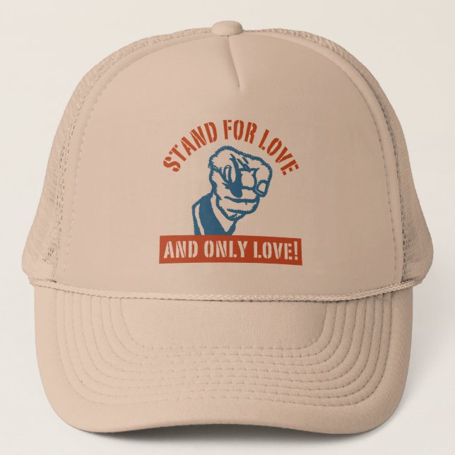 Boné Stand For Love Trucker Hat (Frente)