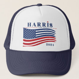 Boné Stars and Stripes Kamala Harris para o Presidente