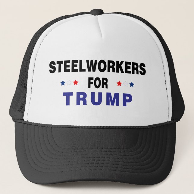Boné Steelopers Para Trump (Frente)