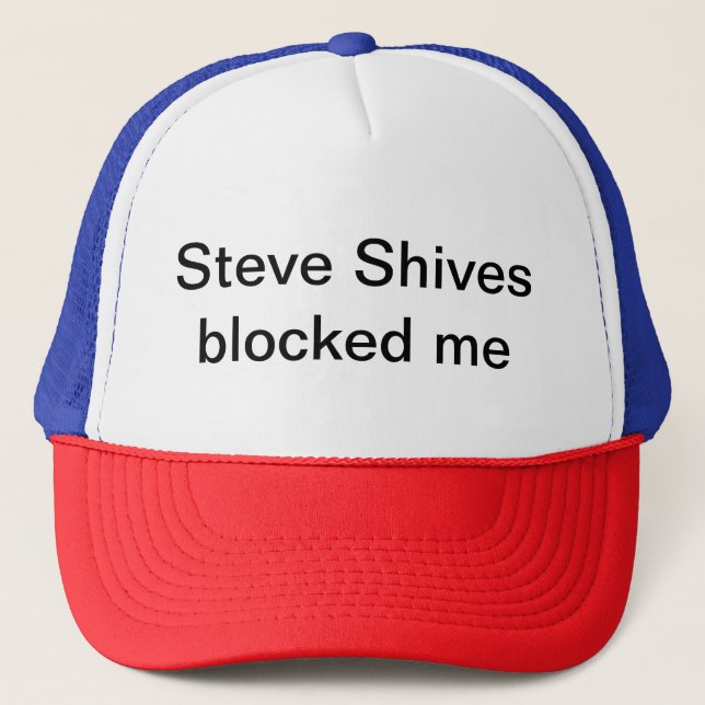 Boné Steve Shives obstruiu-me chapéu (Frente)