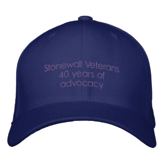 Boné Stonewall Veterans 40 anos de defesa