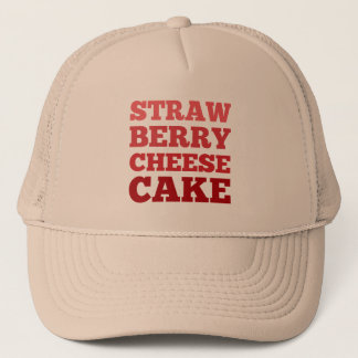 Boné Strawberry Cheesecake Aesthetic Food (dark)