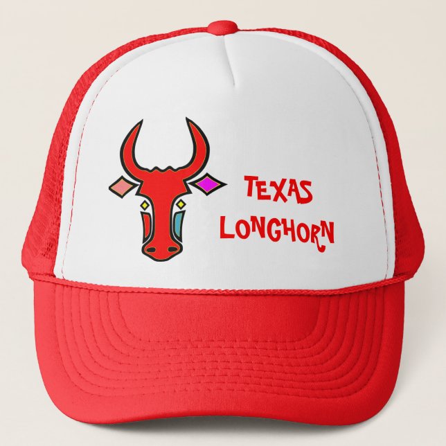 Boné Stylized Texas Longhorn (Frente)