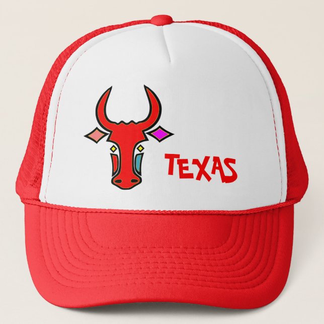 Boné Stylized Texas Longhorn (Frente)