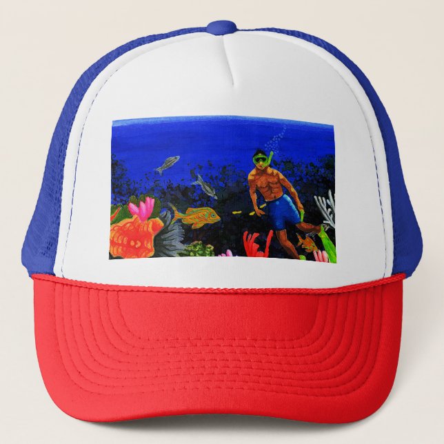 Boné Suba Dude em Black Rock (Frente)