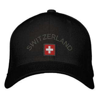 Boné Suiça Hat Com Bandeira Suíça