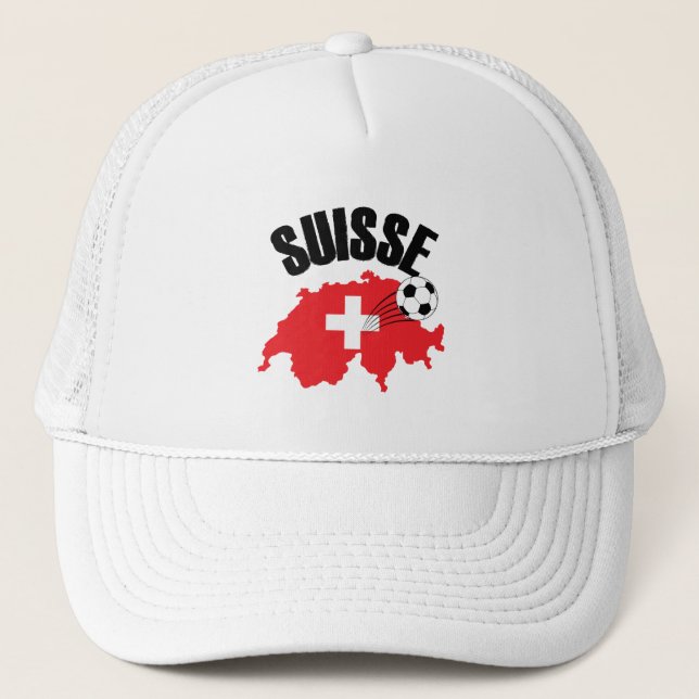 Boné Suisse Suiça Map Swiss Soccer (Frente)