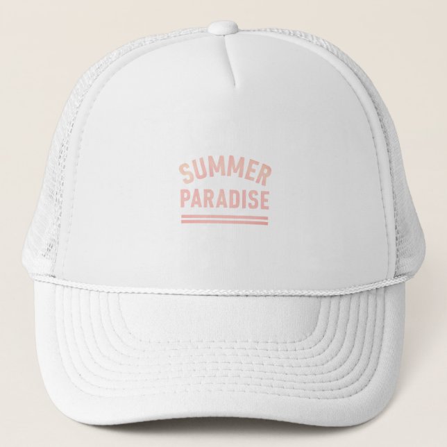 Boné Summer Paradise T-Shirt - Pastel Styl (Frente)