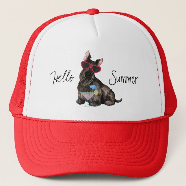 Boné Summer Scottish Terrier (Frente)