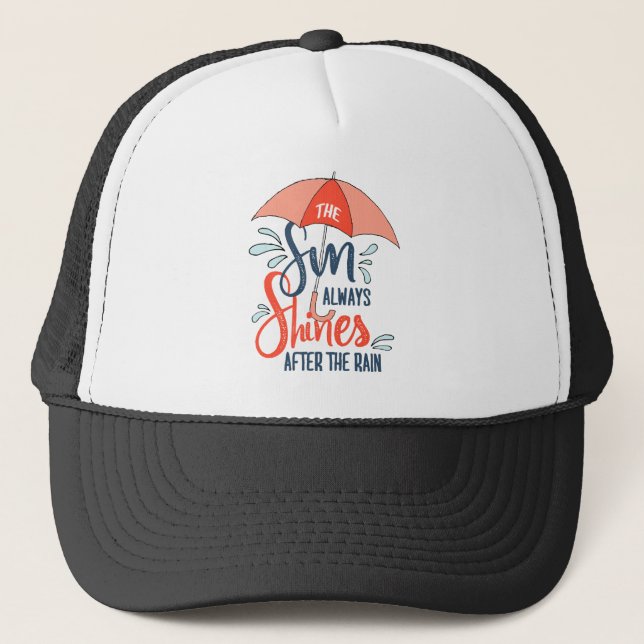 Boné Sun cita cotações de chuva positivas (Frente)