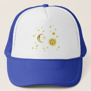 Boné Sun, lua & estrelas