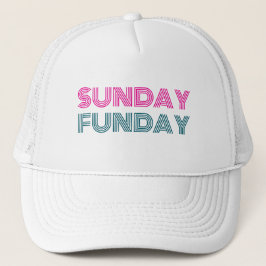 Boné Sunday Funday Funny Personalize
