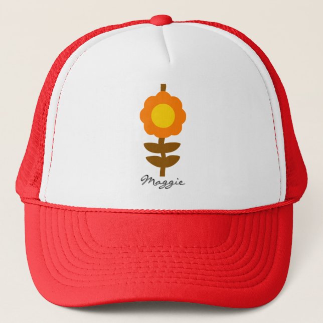 Boné Sunny Bloom Trucker Hat (Frente)
