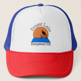 Boné Sunset Lake Trucker Hat
