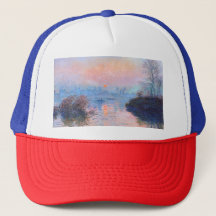 Sunset sobre o Seine Claude Monet