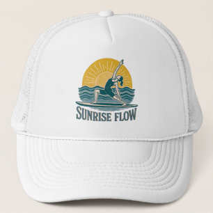 Boné SUP Sunrise Flow Paddleboard Yoga Estampa Gráfic